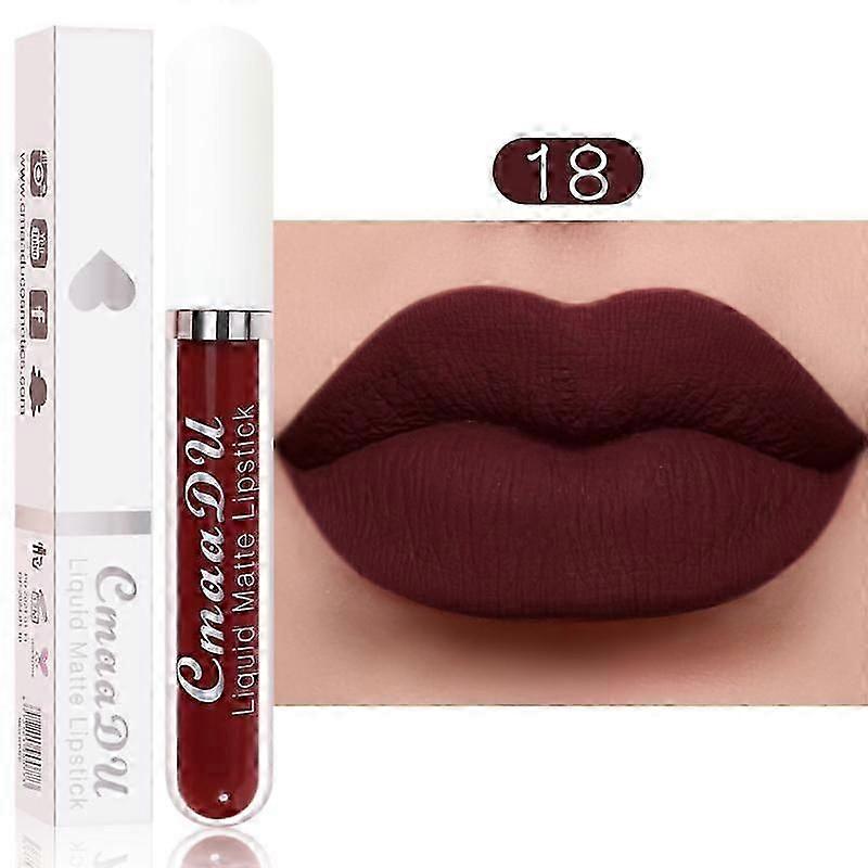 Matte Lip Gloss Makeup Silky Long Lasting Moisturizing Lip Balm Easy To Color Lipstick