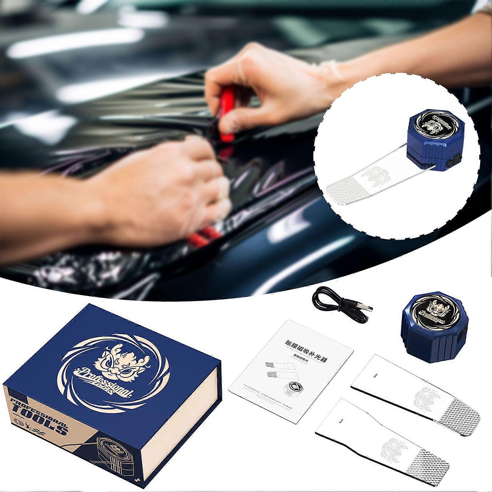 Window Film Cutting Tool with Magnetic LED Light for Precision Tinting and Vinyl Wrap Installation