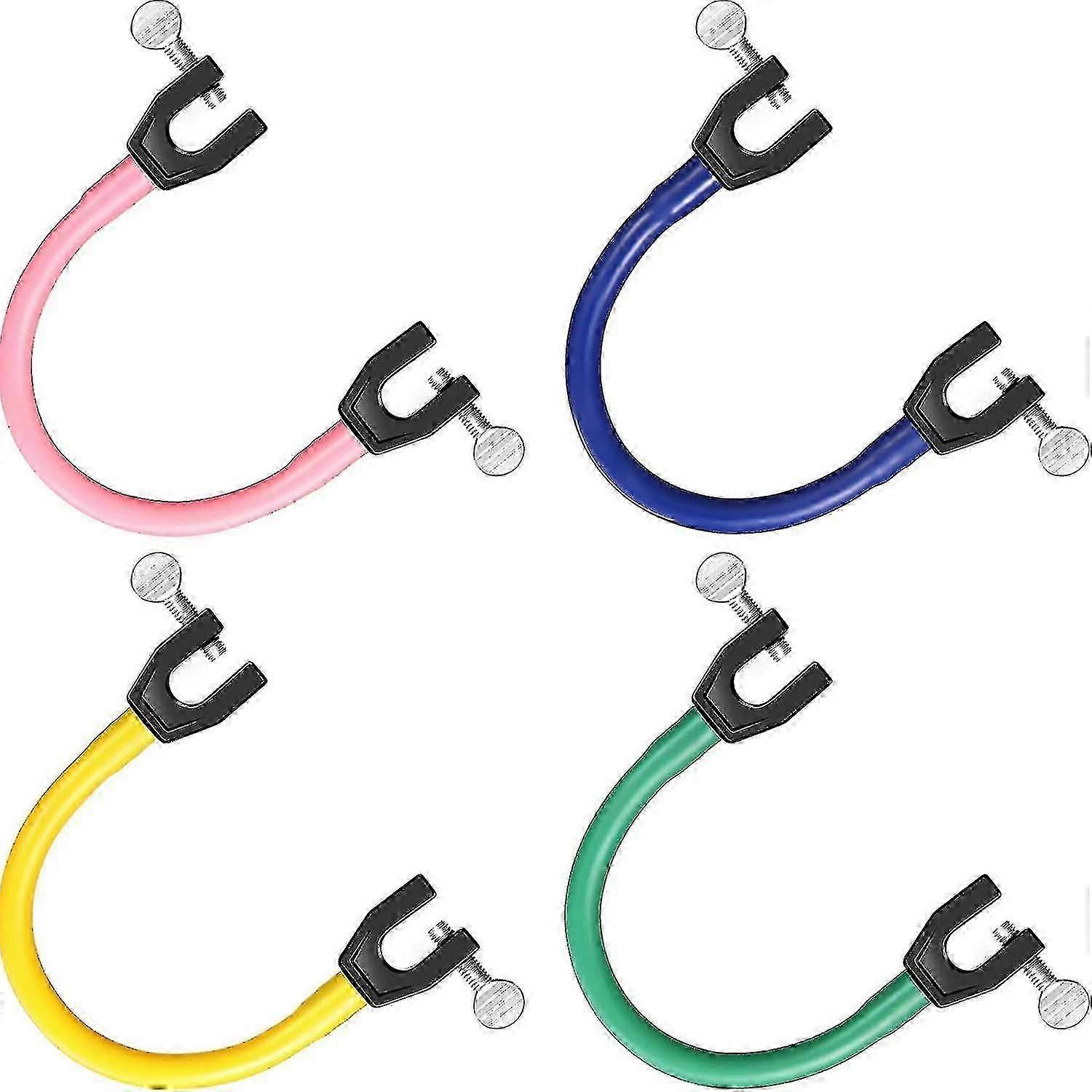 4 Pieces Ski Tip Connector Trainer Ski Training Aid Ski Wedge Aid For Beginners Skiing Training, Assorted Colors