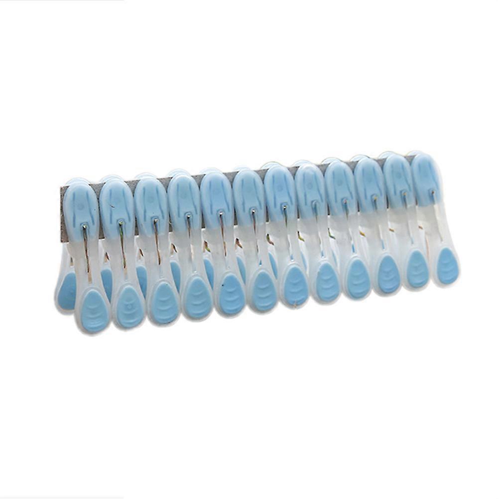 Clothes Line Clips Plastic Windproof Clothespins for Clothes Drying 24Pcs