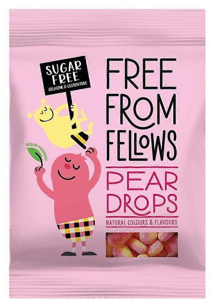 Free From Fellows Pear Drops 70g - 10 Pack