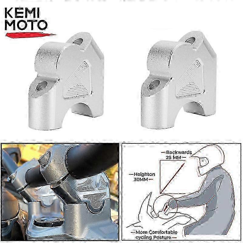 Motorcycle Handlebar Raising Bracket Suitable for BMW R1200R/R1250R etc. Comfortable Riding
