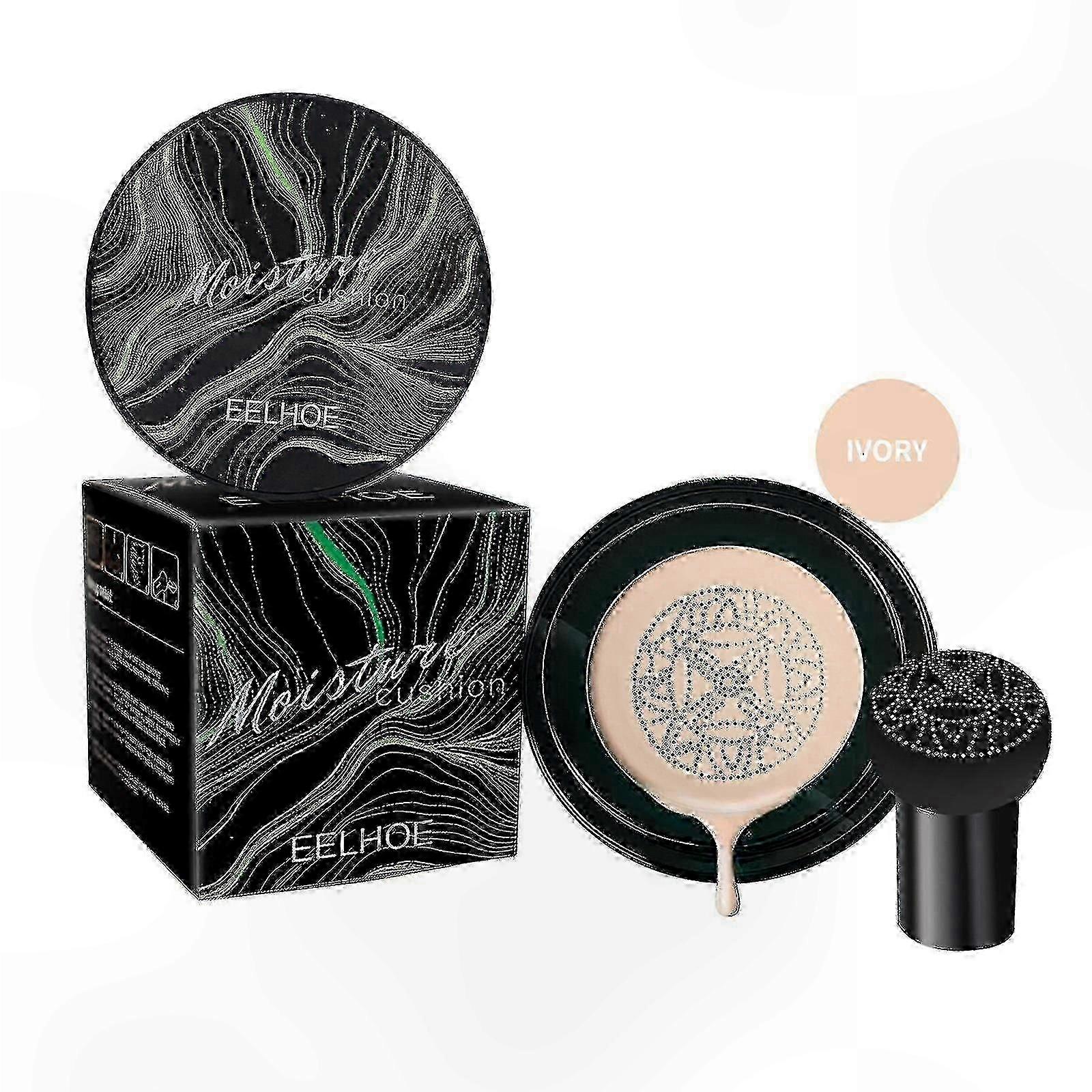 BB Cream with Air Cushion Technology for Even Coverage, Brightening Moisture, and Natural Nude Finish in a Portable Compact Design