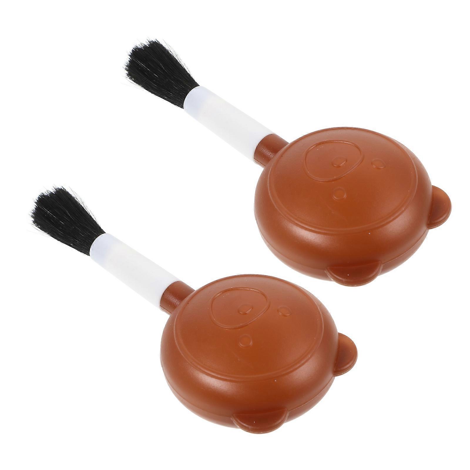 Air Blower Cleaner Device with Brush Function 2Pcs Small Squeeze Ball Pump