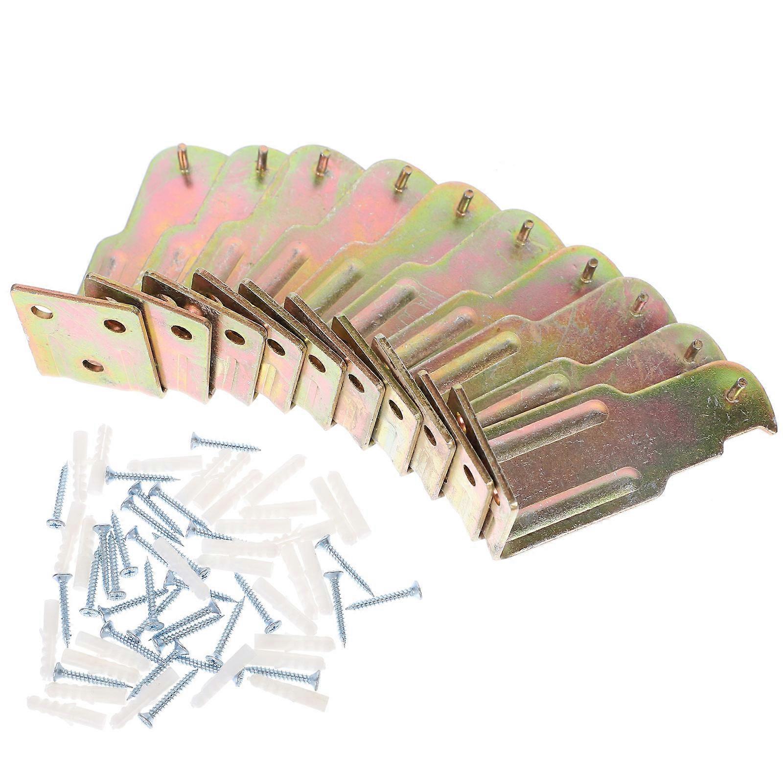 Fire Extinguisher Holder Fire Extinguisher Wall Hook for Home Office Iron Assorted Color Holding Fire Extinguishers 10Pcs