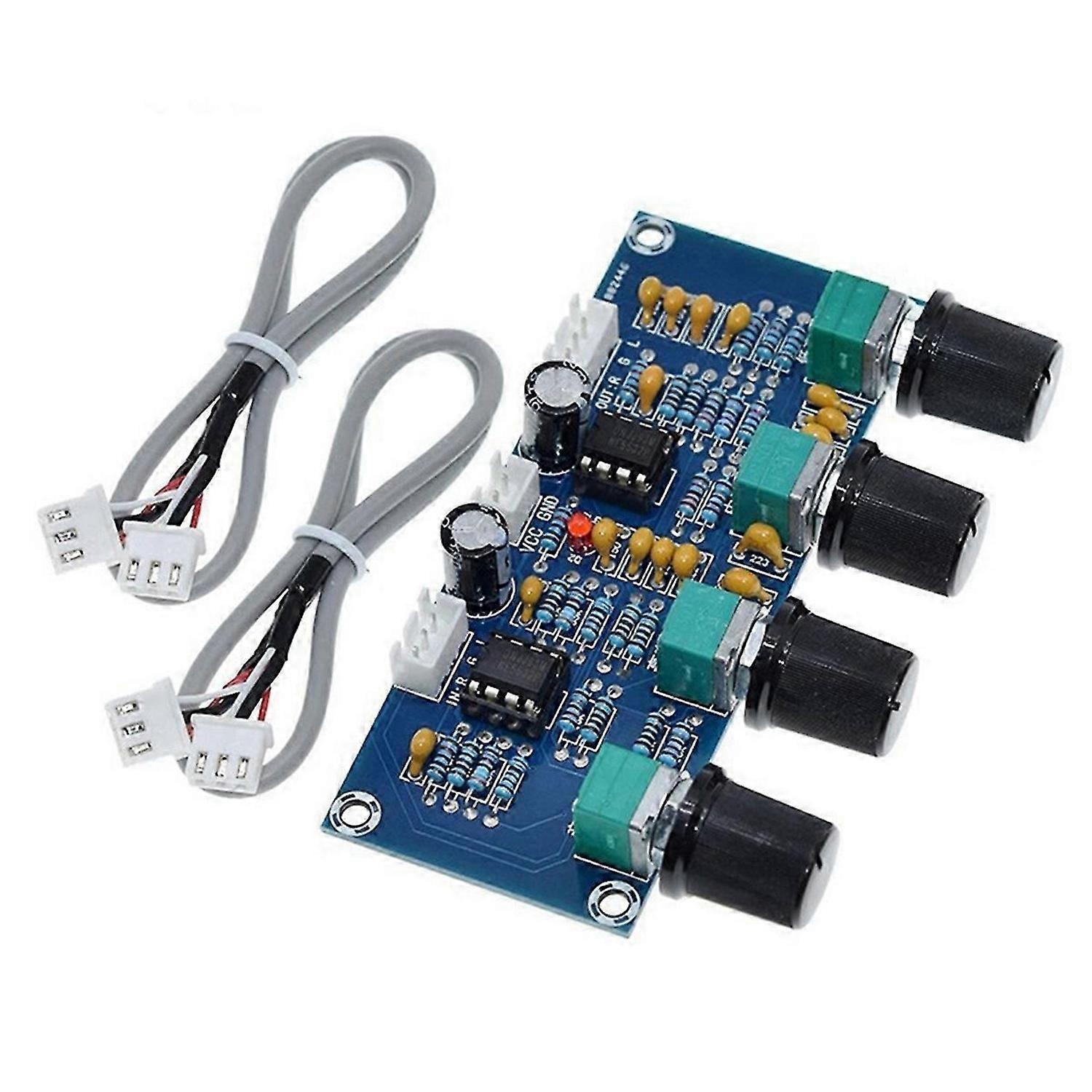 XH-A901 Tone Board Preamp with Treble, Bass, Volume Adjustment Pre-Amplifier Tone Controller for Amp