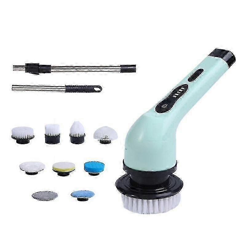 Cepillo de limpieza eléctrico giratorio para ducha.