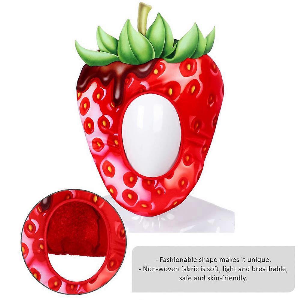 Strawberry Accessories for Holiday Party and Performance Red 1Pc