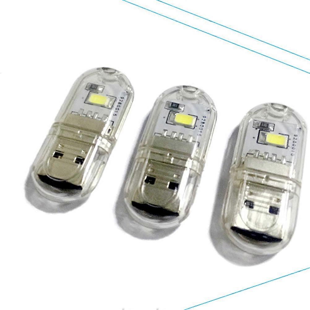 USB Small Night Light Two-Sided Luminous USB Night Light 6Pcs Gift