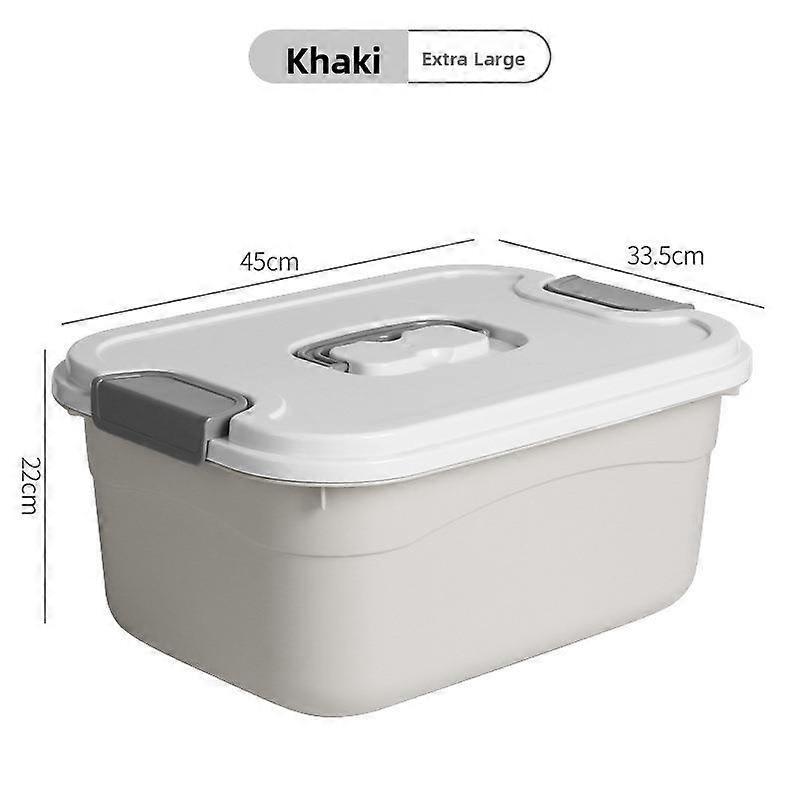 Waterproof Plastic Storage Box for Clothes Children's Quilts Moisture Proof Underbed Organizer Modern Nordic Sle Kitchen Be...