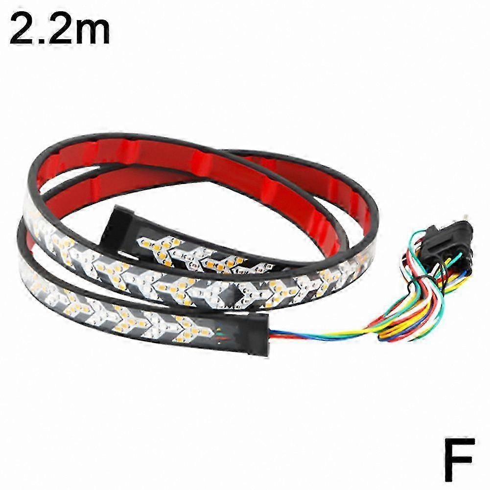 Double Flash LED Warning Signal Light Strip for Vehicles