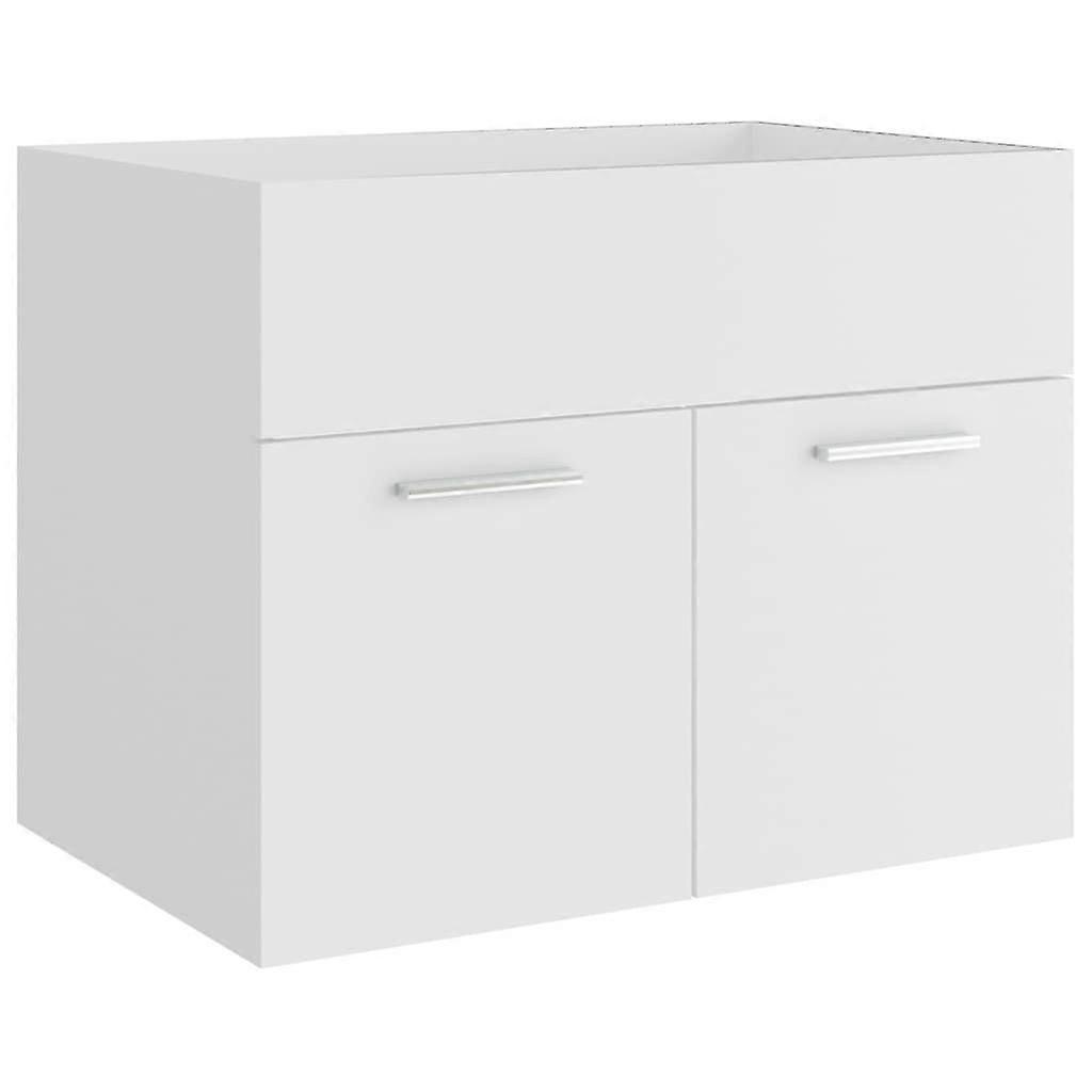 Spülenschrank Weiß 60x38,5x46 cm Spanplatte