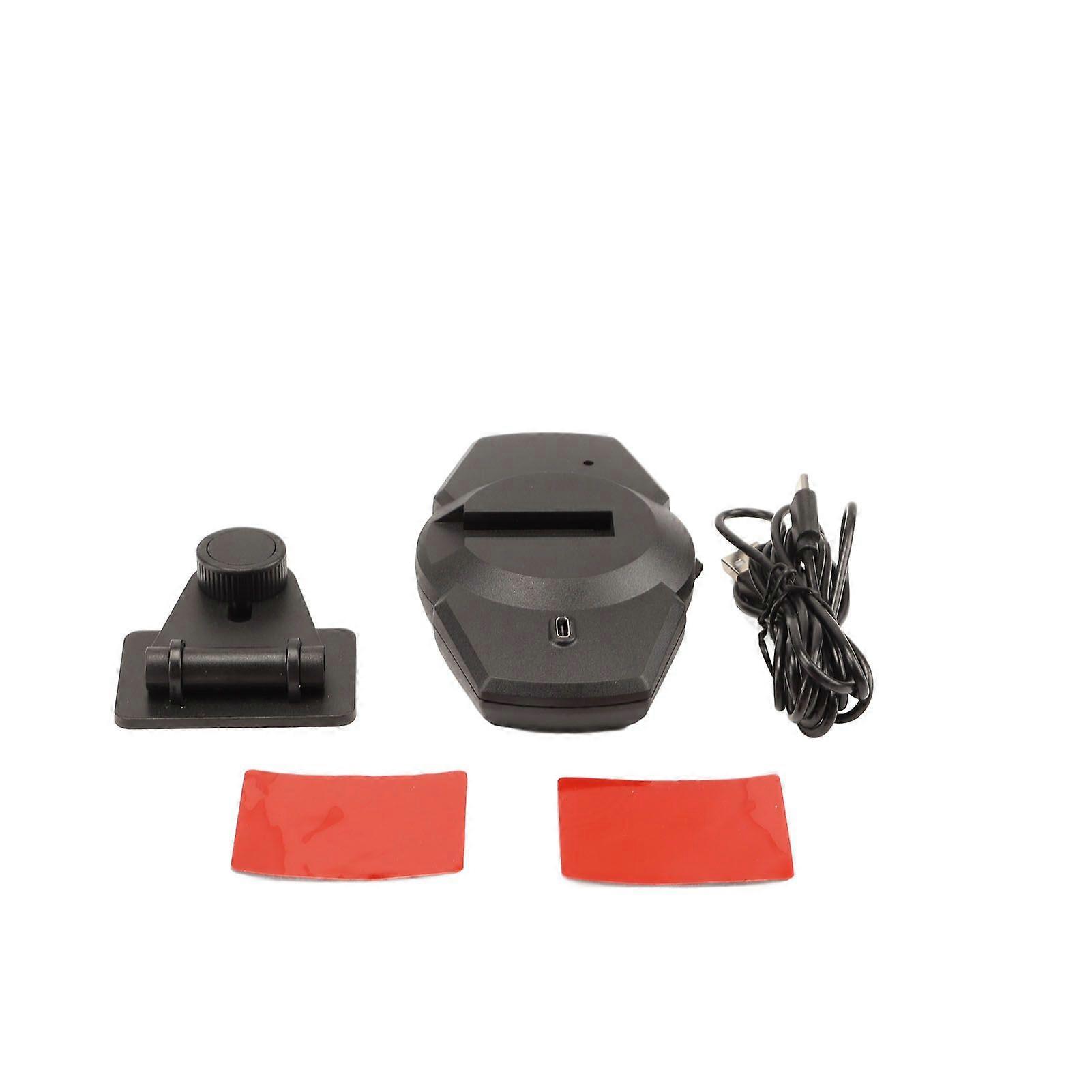 Car HUD Display LED Screen USB Powered Overspeed Alarm Fatigued Driving Alert Inclinometer Car Digital Speedometer