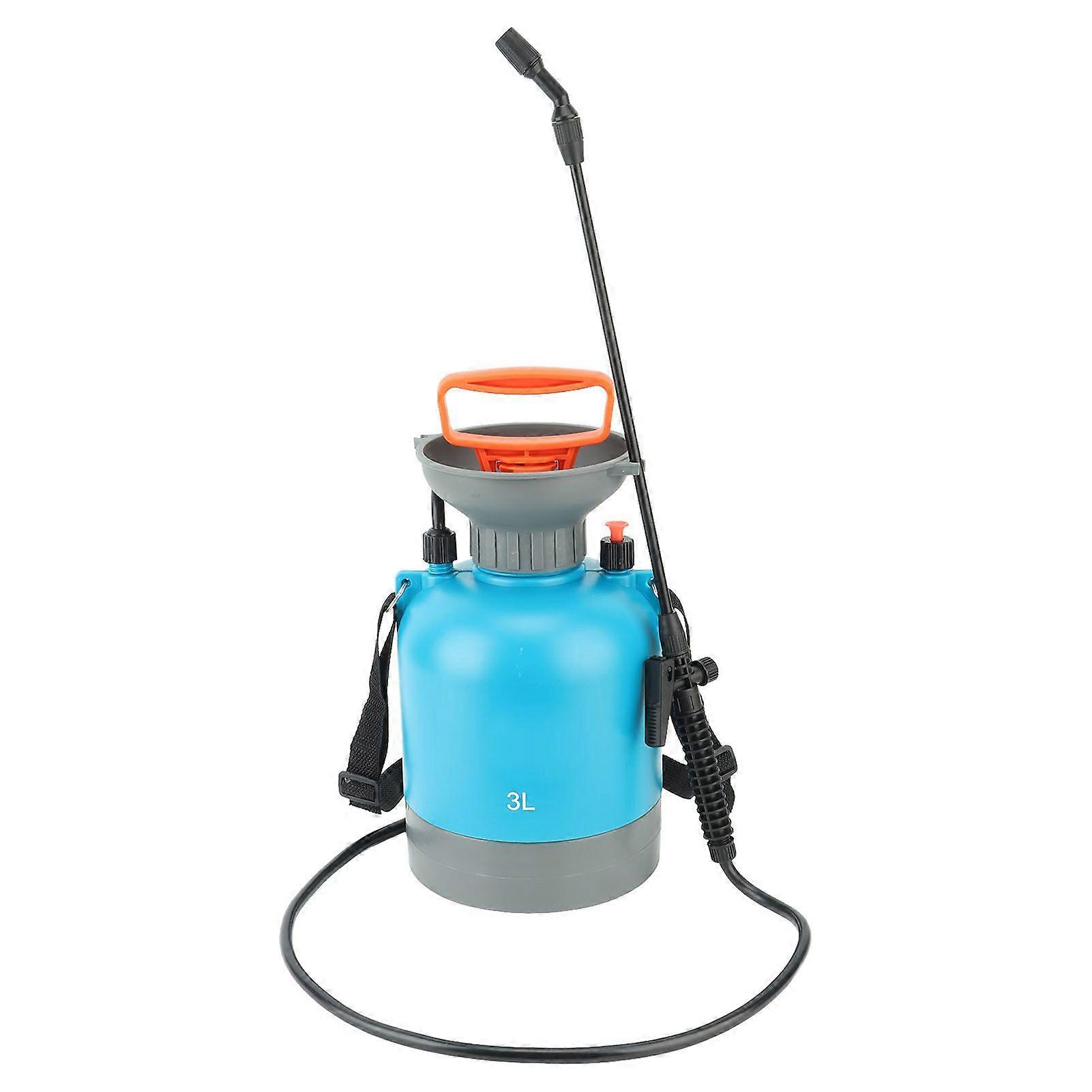 Pump Pressure Sprayer Durable Lawn Garden Sprayer Large Capacity Portable Pressure Sprayer for Yard Garden Park 3L Blue