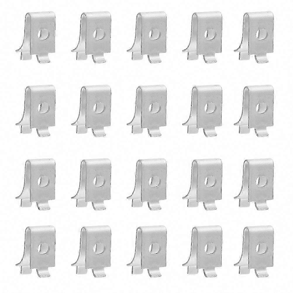 20pcs Adjustable Shelf Bracket Cabinet Shelf Clip for Store Garage Organization