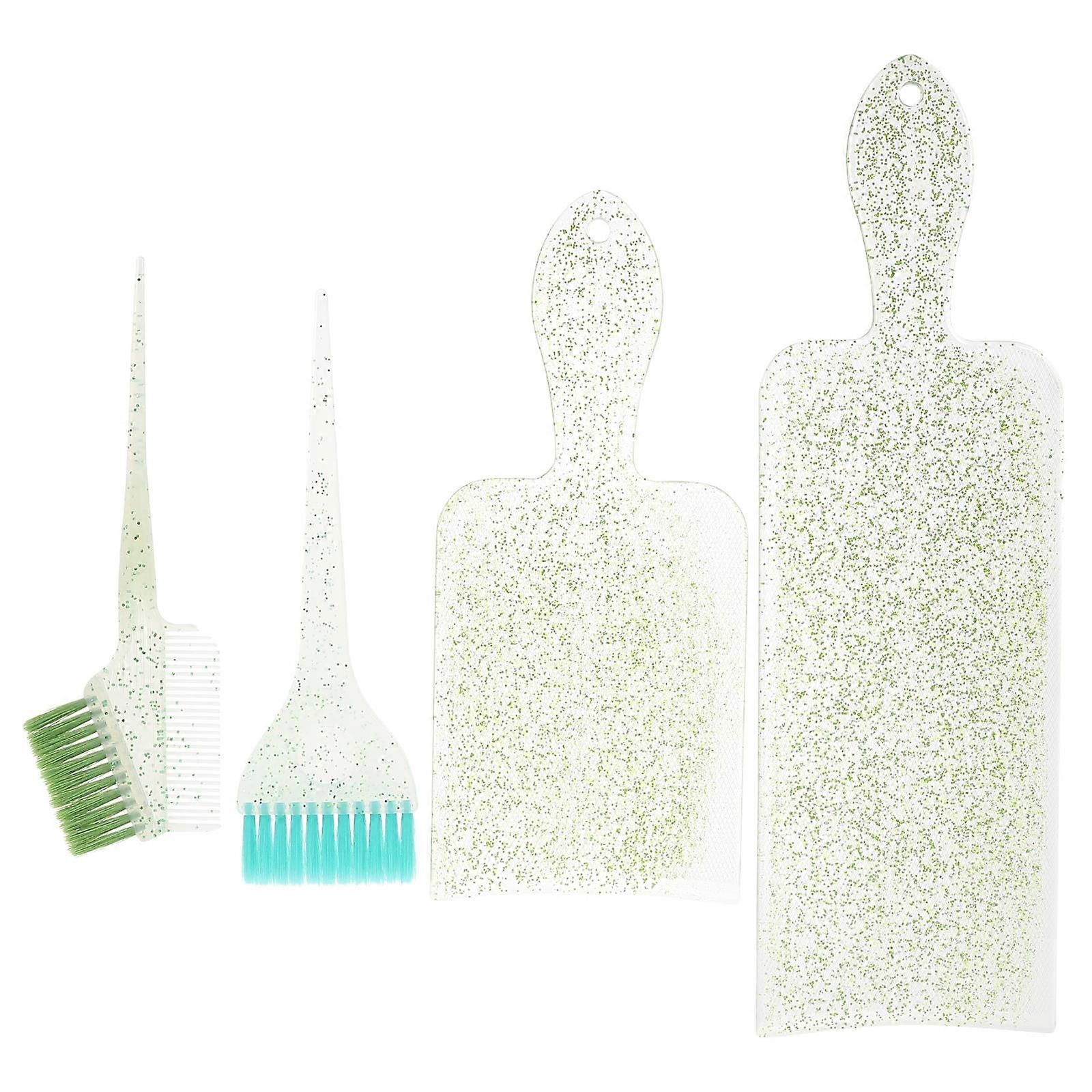 Hair Dye Brush and Highlighting Board for Precise Coloring 2Sets