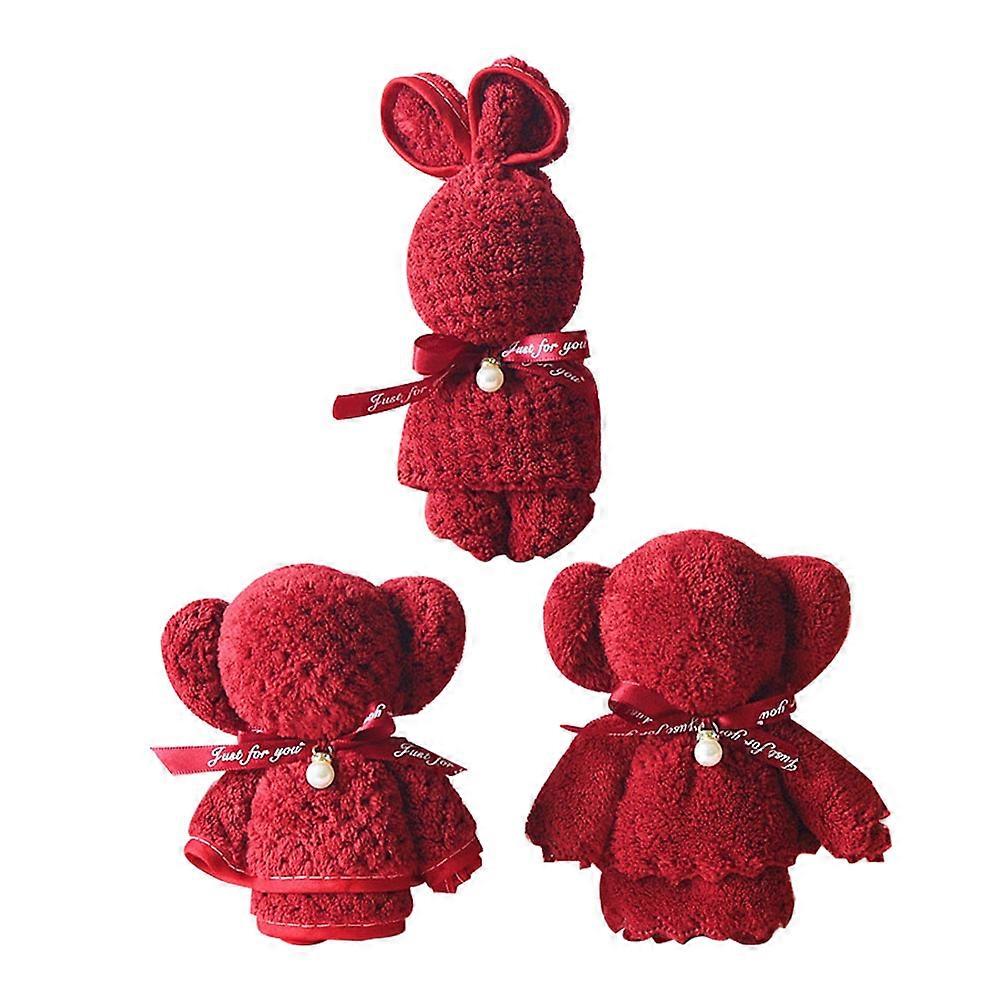 Towel Decorative Valentine Towel for Home Use 3Pcs Pack