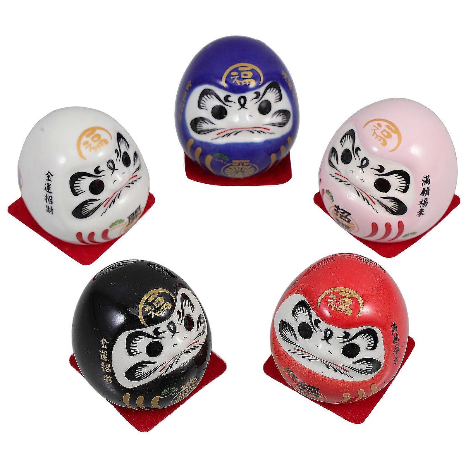 Japanese Doll Ceramic Statues for Decoration 15Pcs Collection