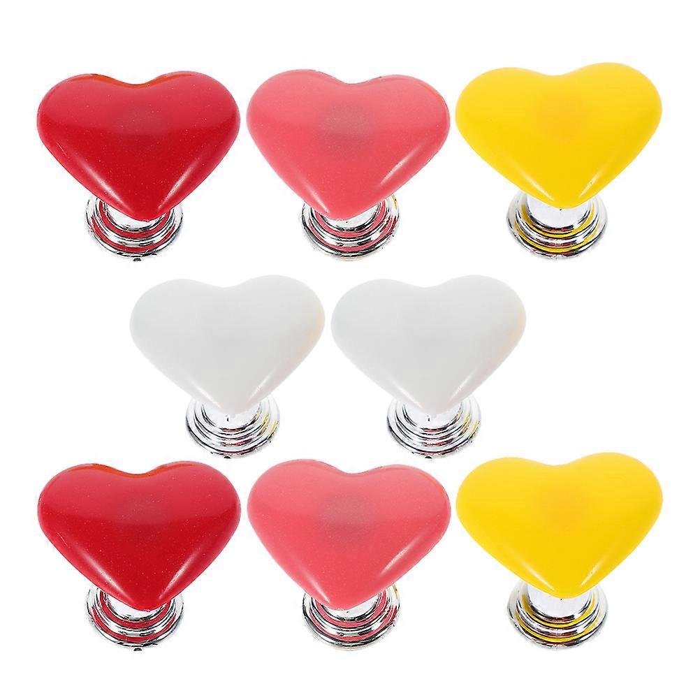 Plastic Heart Toilet Button Aid Press Button 40Pcs for Home Use