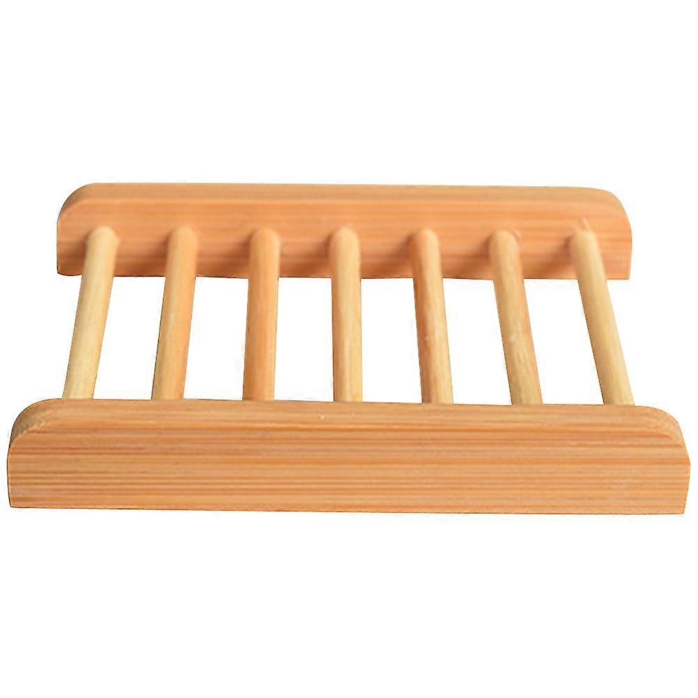 3Pcs Wooden Soap Rack, Soap Storage For Laundry Room Providing Exceptional Ventilation And Water Drainage In A Brown Finish