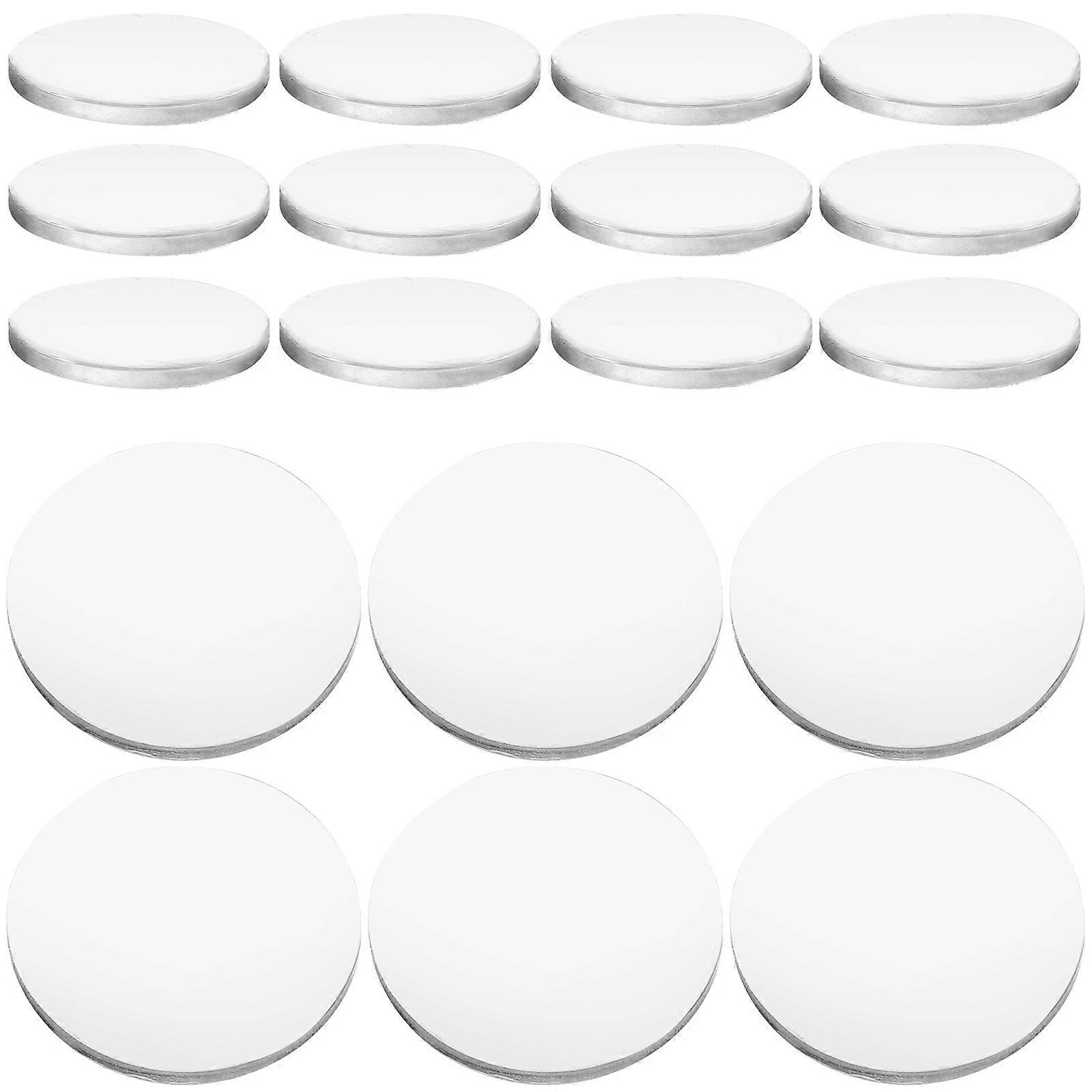 60 Pcs Acrylic Magnifying Lens For Devices Suitable For Elderly Round Shape With Magnification Function