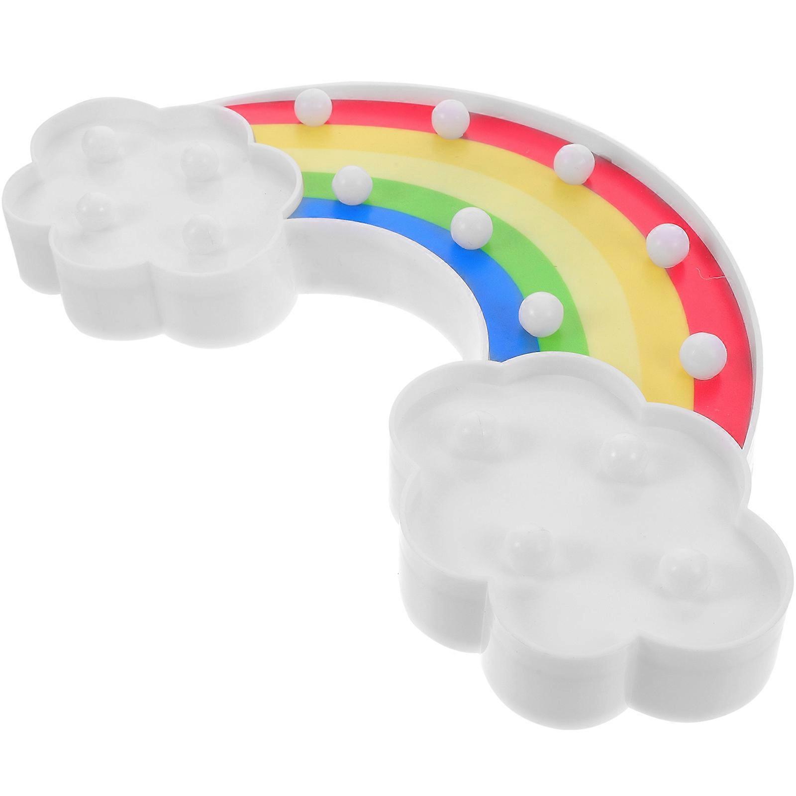 Rainbow Lamp LED Bedroom Table Lamp for Decorative Use 4Pcs Atmosphere Light