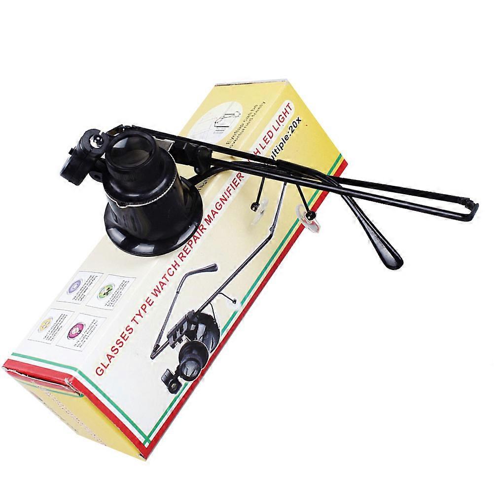 Watch Repairing Tool Magnifying Lens for Reading 3Pcs Black