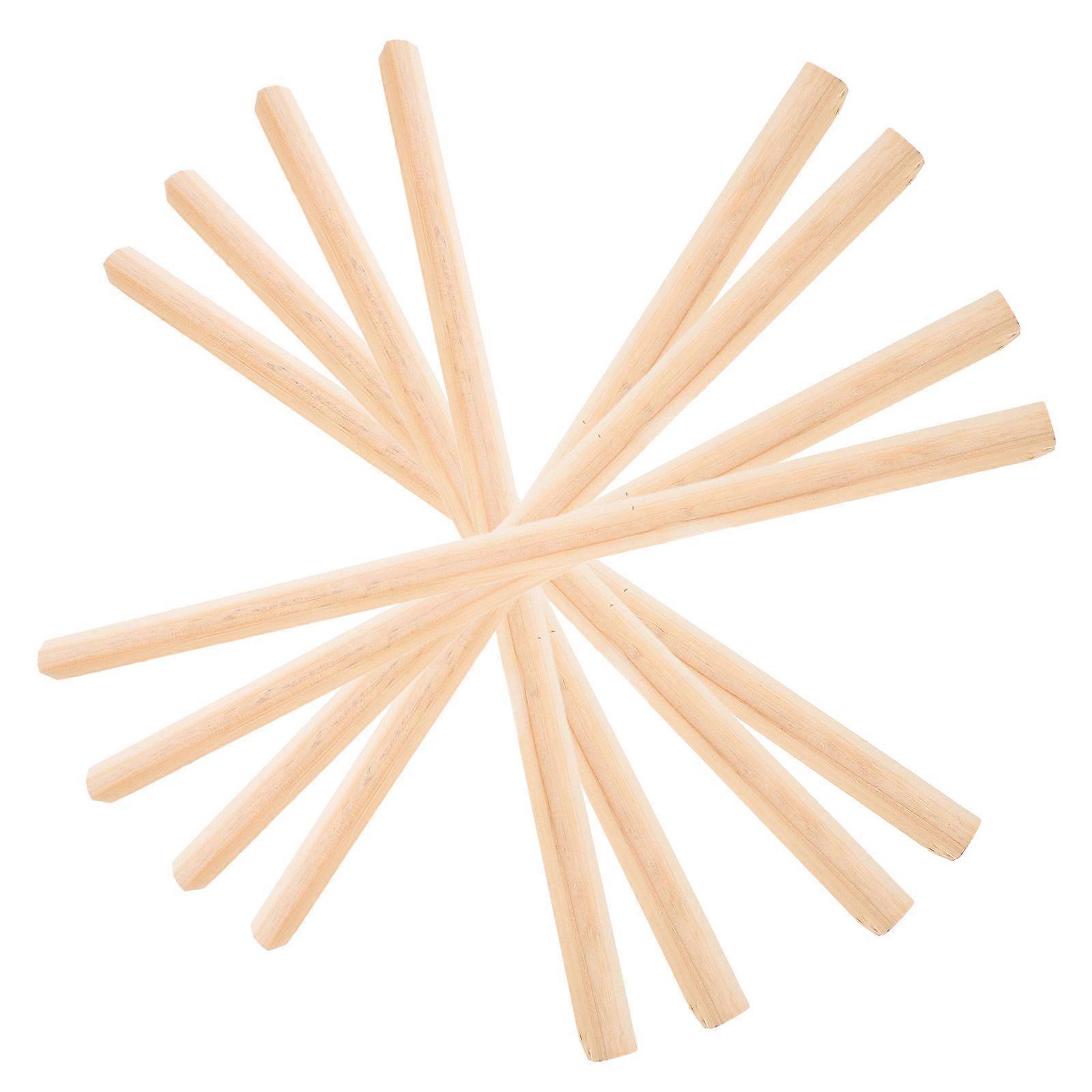 Woodcraft Sticks for Scroll Mounting Wood Poles Used for 24Pcs Display