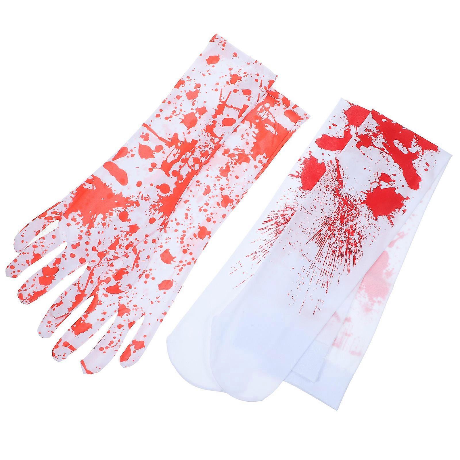 Halloween Gloves Socks Set for Cosplay 2Sets Costume