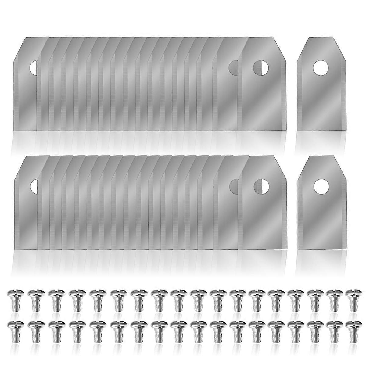 36PCS Replacement  for Navimow I105N/I108N/I110N/ H500N/H800N/H1500N/H3000N Robotic Lawn Mower with Screws,B