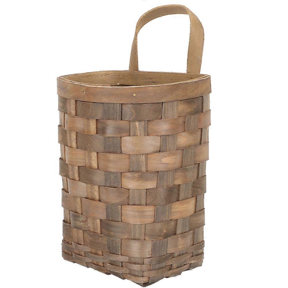 Woven Hanging Basket Wall Storage Basket for Kitchen Organization 4Pcs