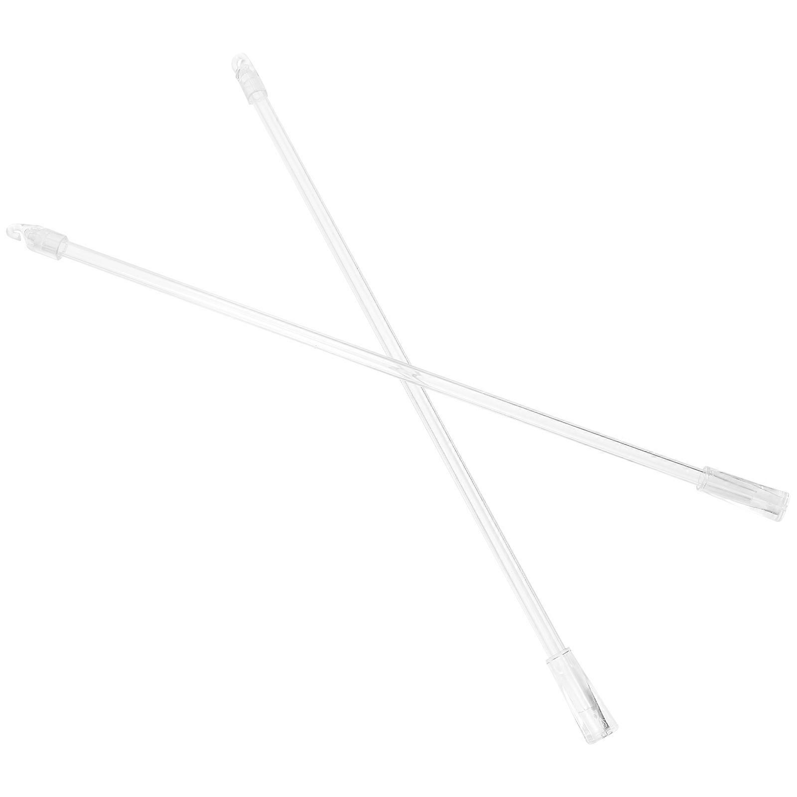 Blind Wand Replacement 6Pcs Vertical Blind Rods with Hook for Home Use