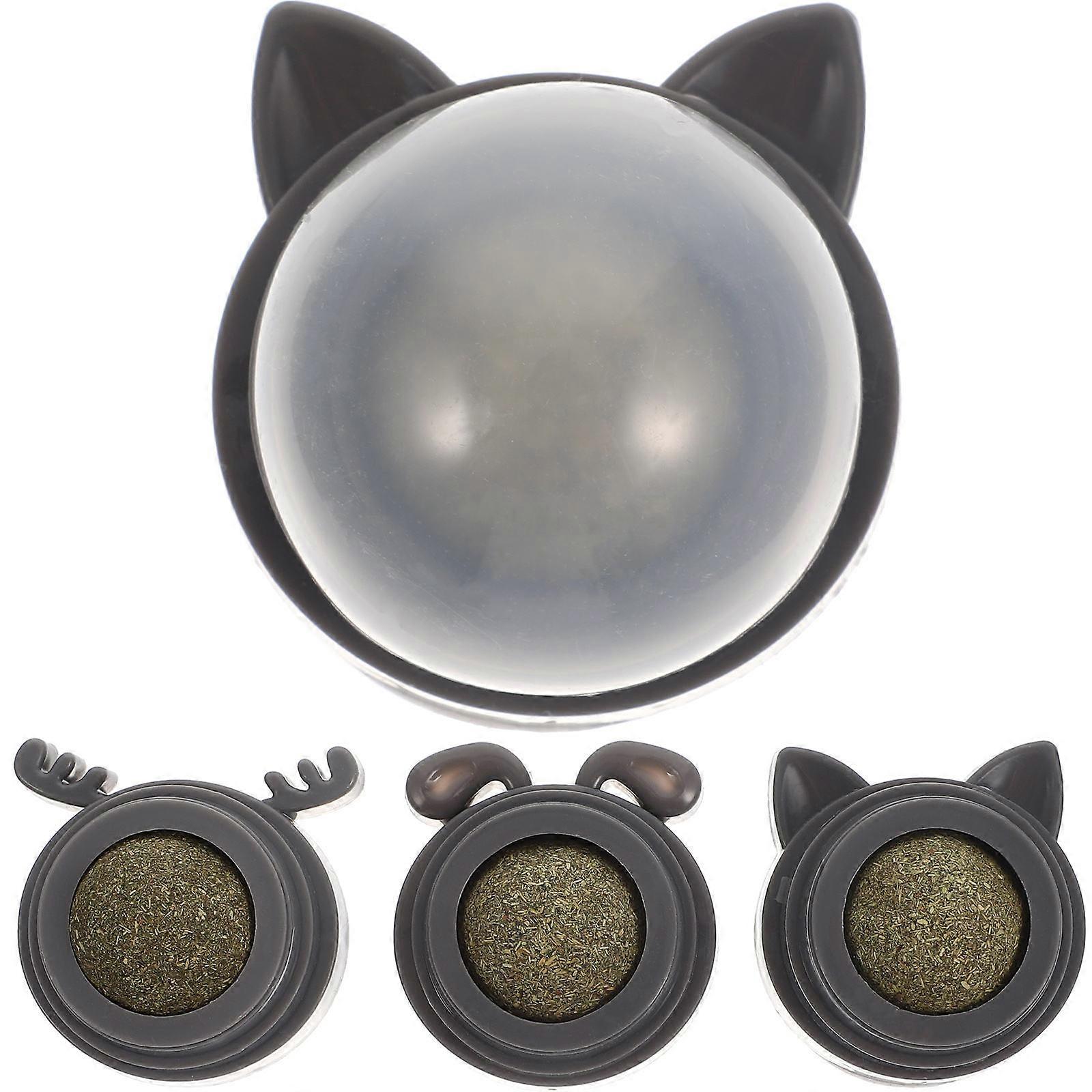 Multi-Function Catnip Ball Catnip Toy for Cat Licking 9Pcs Set