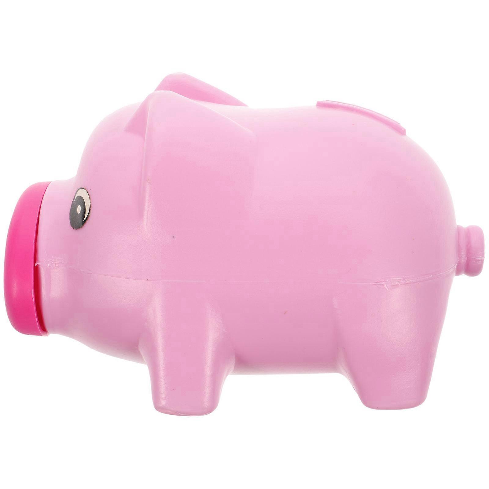 4Pcs Plastic Pig Shape Coin Storage Box for Storage Use by Children