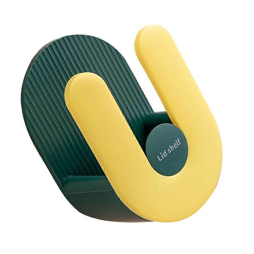 Kitchen Supply Wall Mounted Lid Rack for Pan Lid Storage 2Pcs