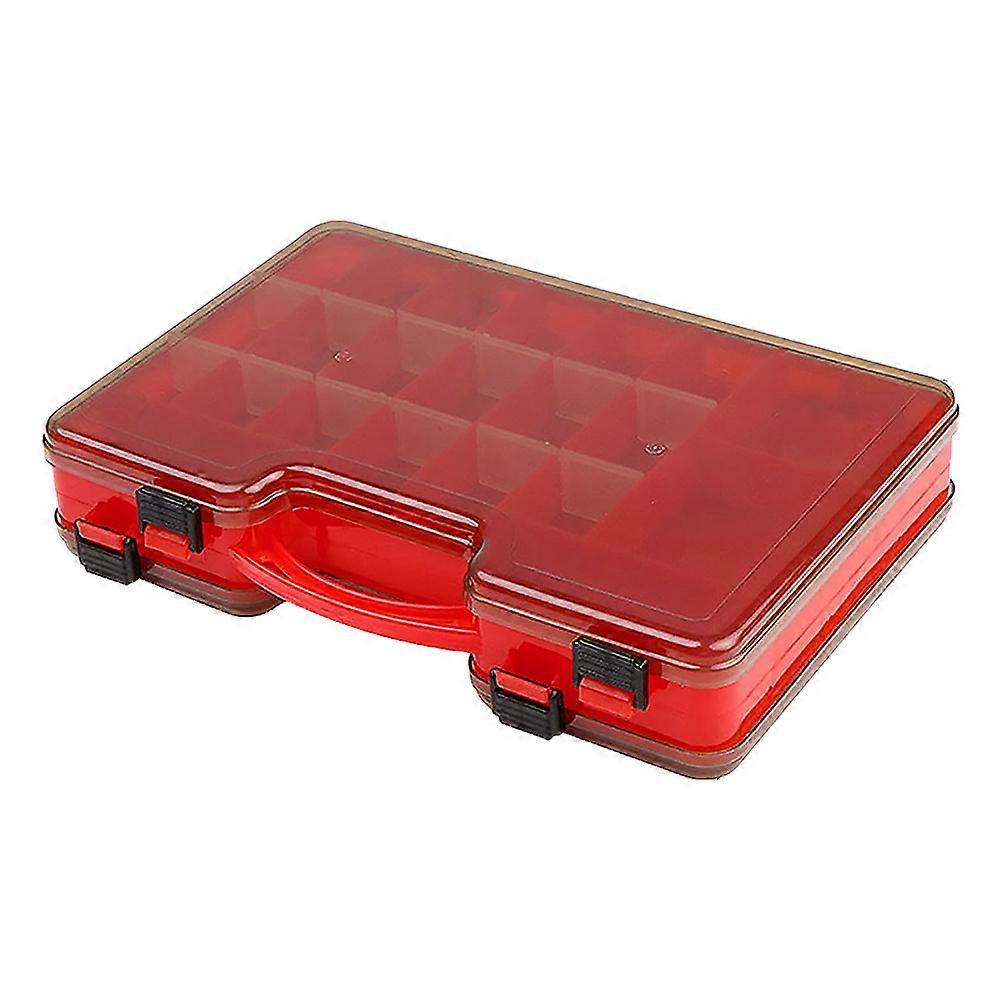 Fishing Tackle Box Double Layer Storage for Durable Use