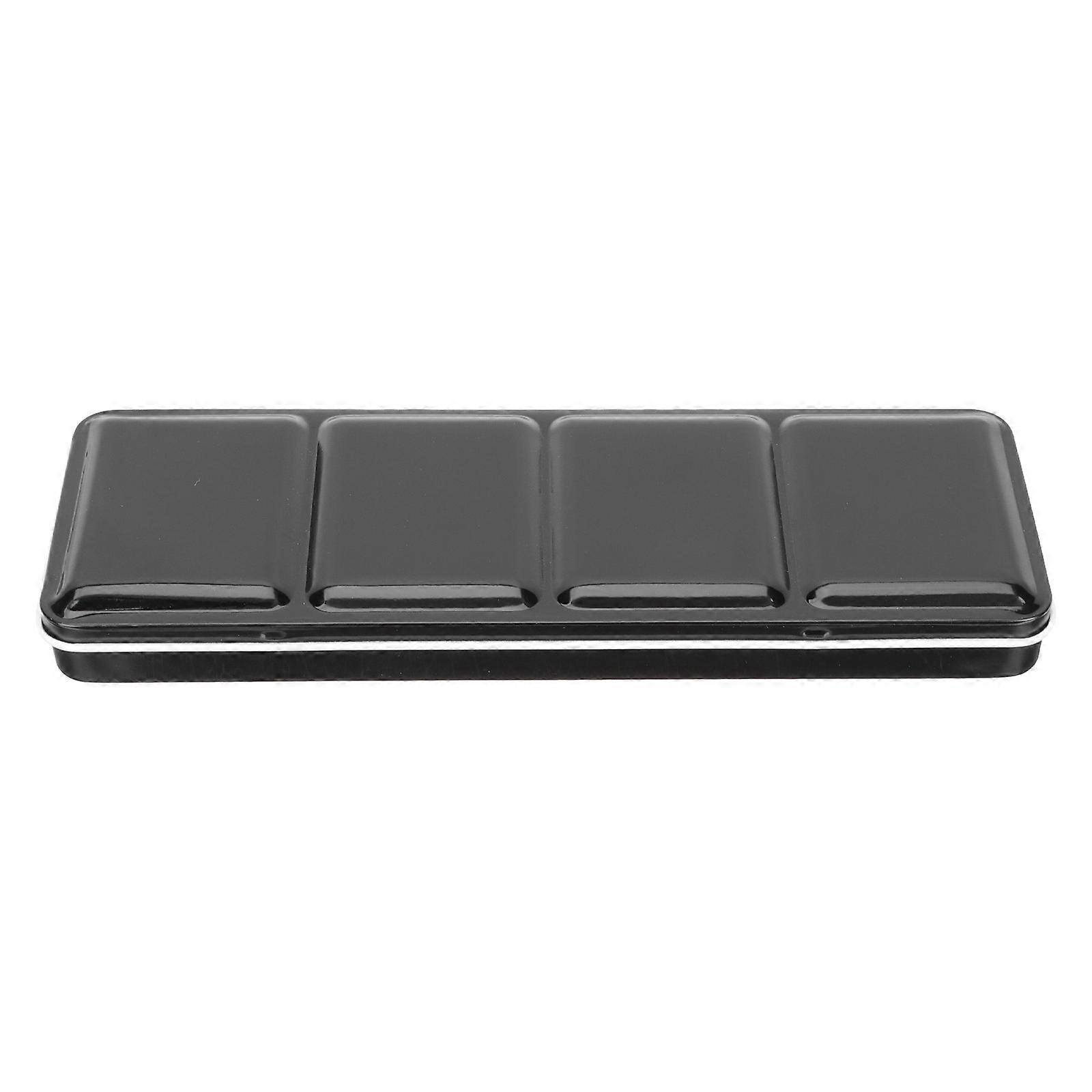 Pigment Mixing Box 1 Set For Watercolor Pigments 22X7.5Cm Black Color Mixing DIY Design