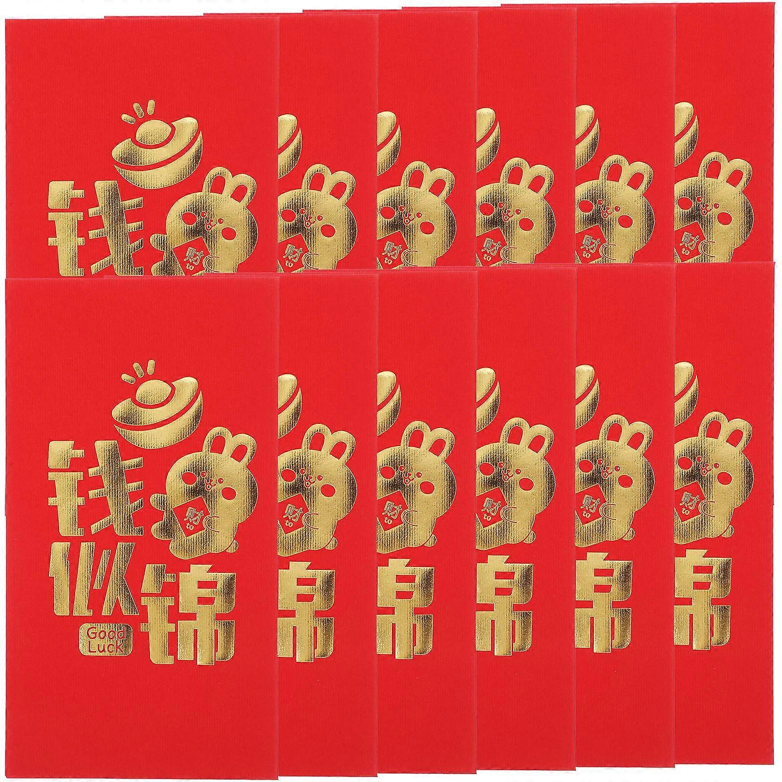 Chinese Red Envelopes for Lunar Year Money Packets 60Pcs