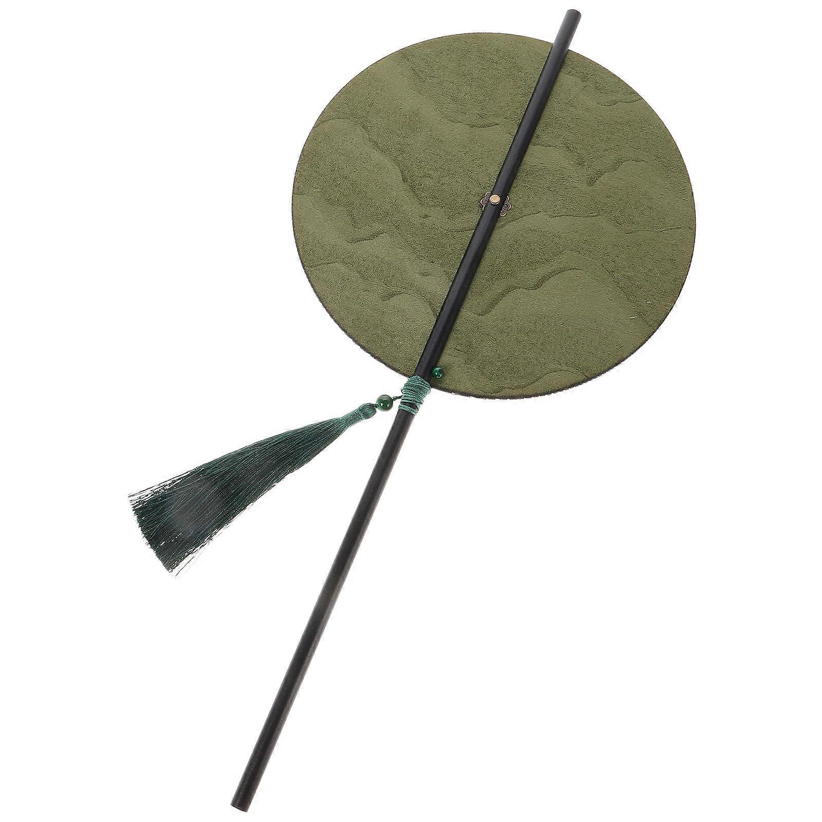 Chinese Style Fan Round Hand Fan for Decorative Use 4Pcs Pack
