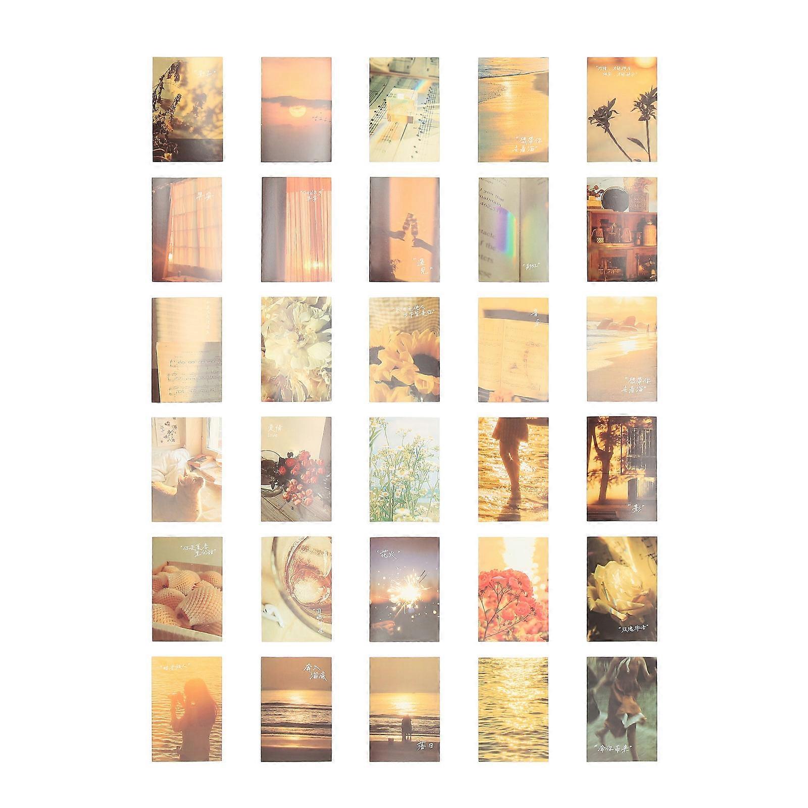 Decorative Cards for Scrapbook Projects with 60Pcs Background Cards