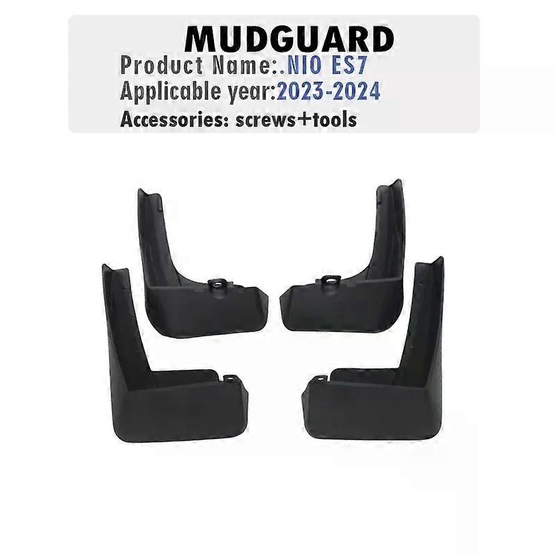 2023 2024 2025 FOR NIO ES7 EL7 Mudguard Fender Mud Flaps Guards Splash Mudflaps Car Accessories Front Rear 4pcs