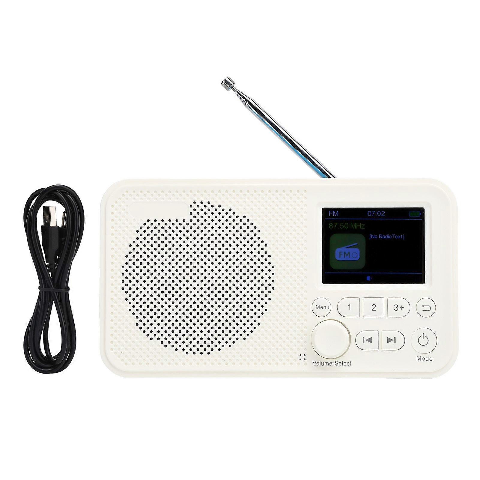 2.4in Color Screen DAB Digital Radio with Bluetooth MP3 Player for Home Outdoor