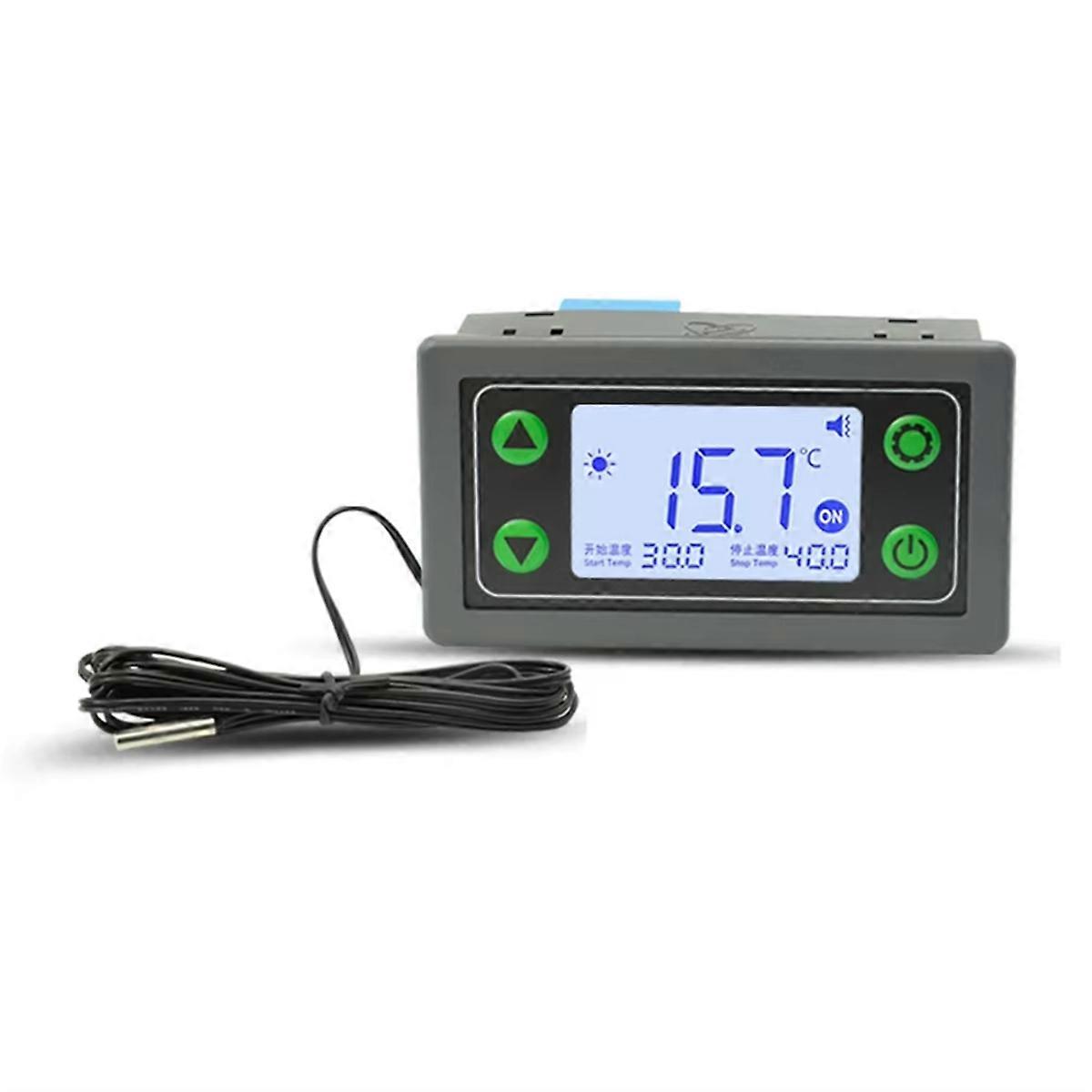 30A remote temp controller with app digital display probe no wifi