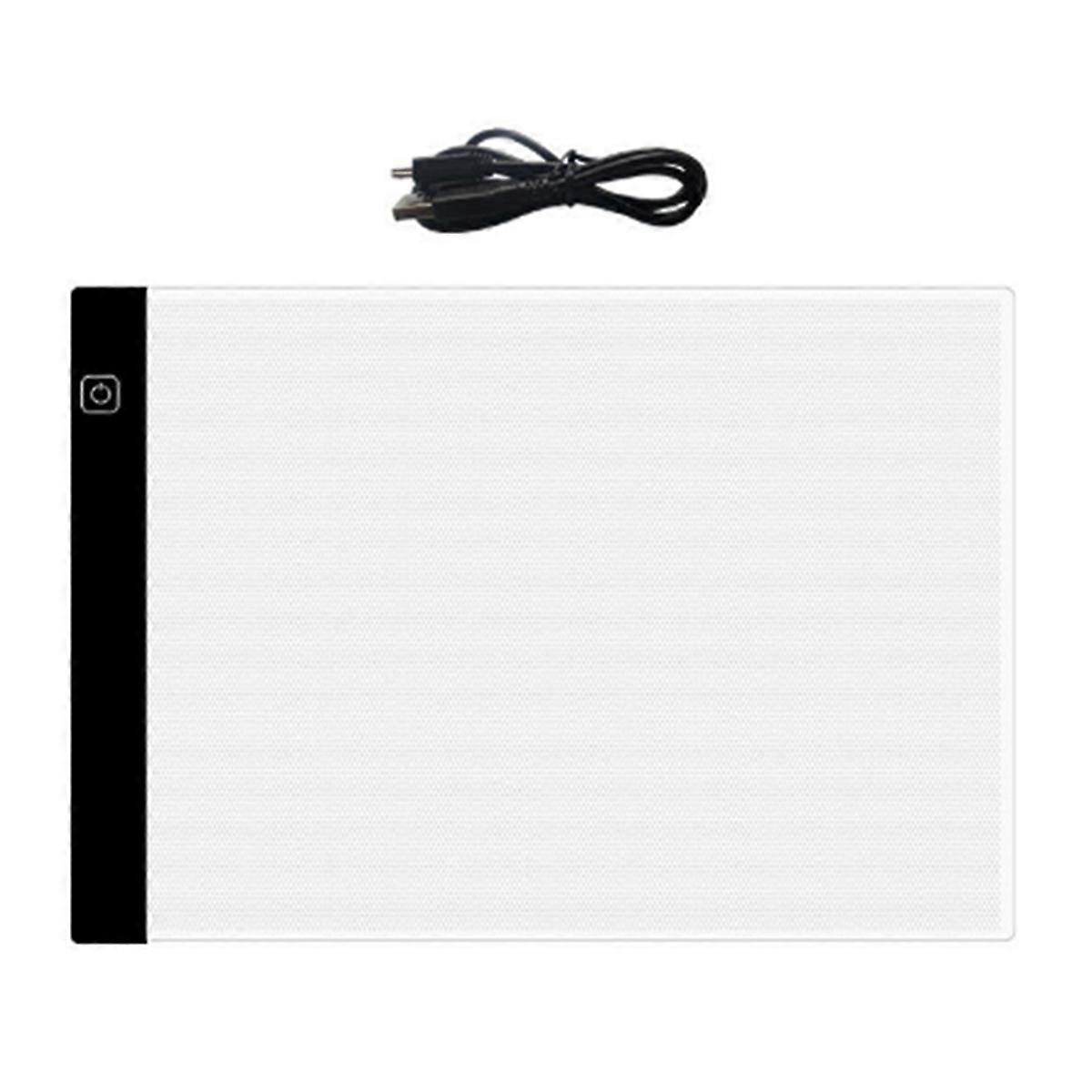 Children Drawing Board 3 Level Adjustable Brightness Light Notebook LED Drawing Copying Table  parent Copying Table
