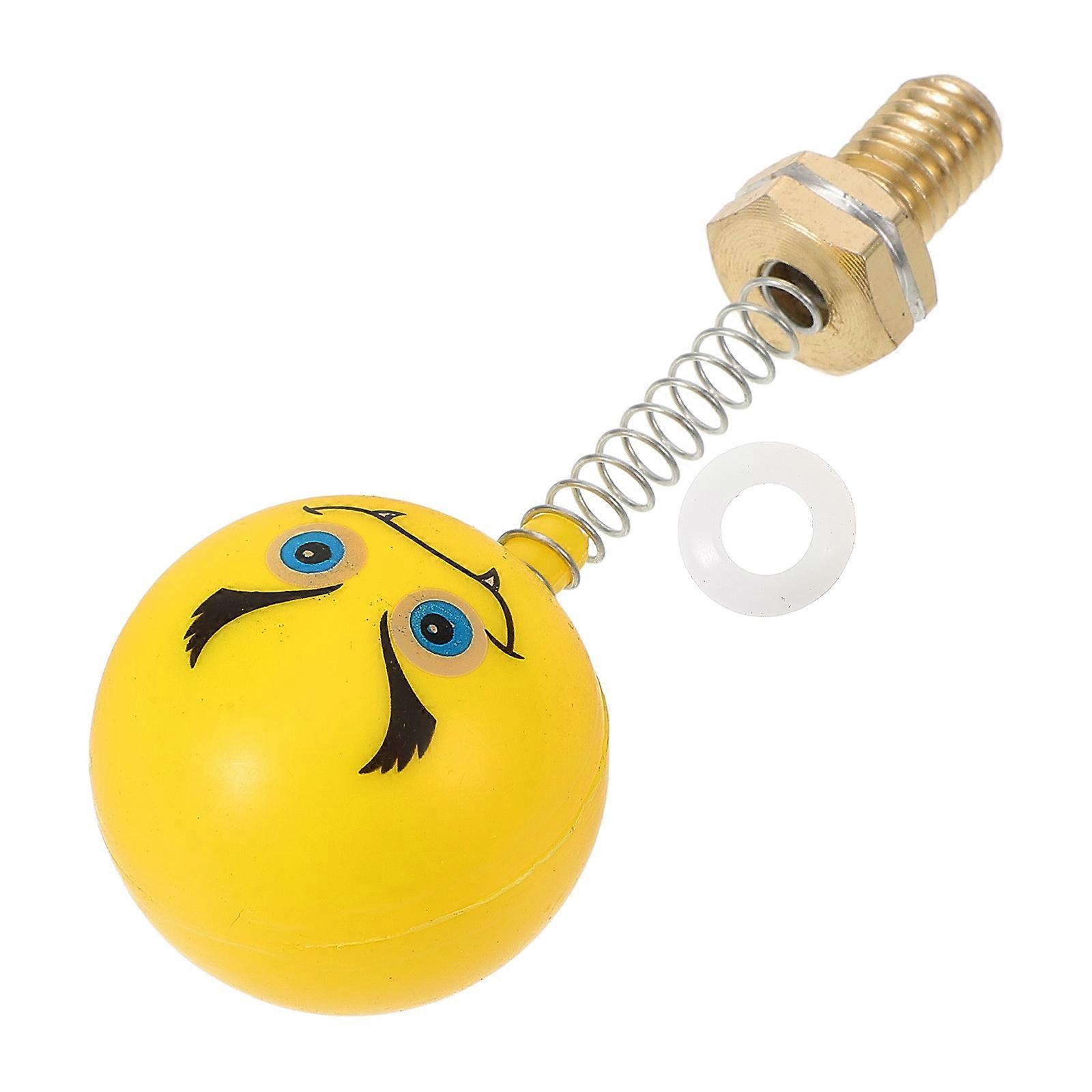 Motorcycle Spring Bubbling Decoration for Decoration 4Pcs Yellow Side Mirror Motorcycle Accessory