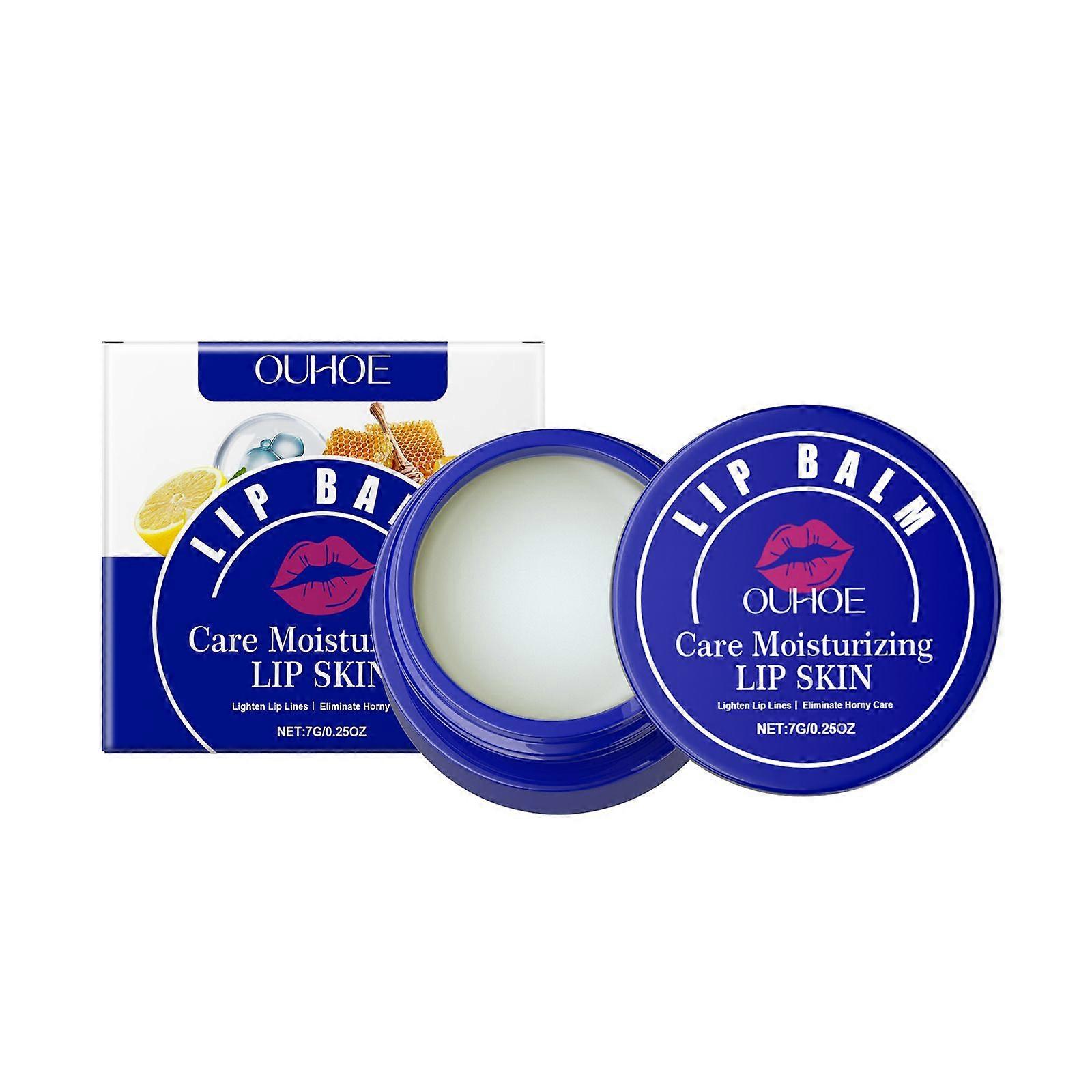 OUHOE Lip Balm, Brightens Lips And Moisturizes Lips With Long-Lasting Moisture And Effective Protection Against Light