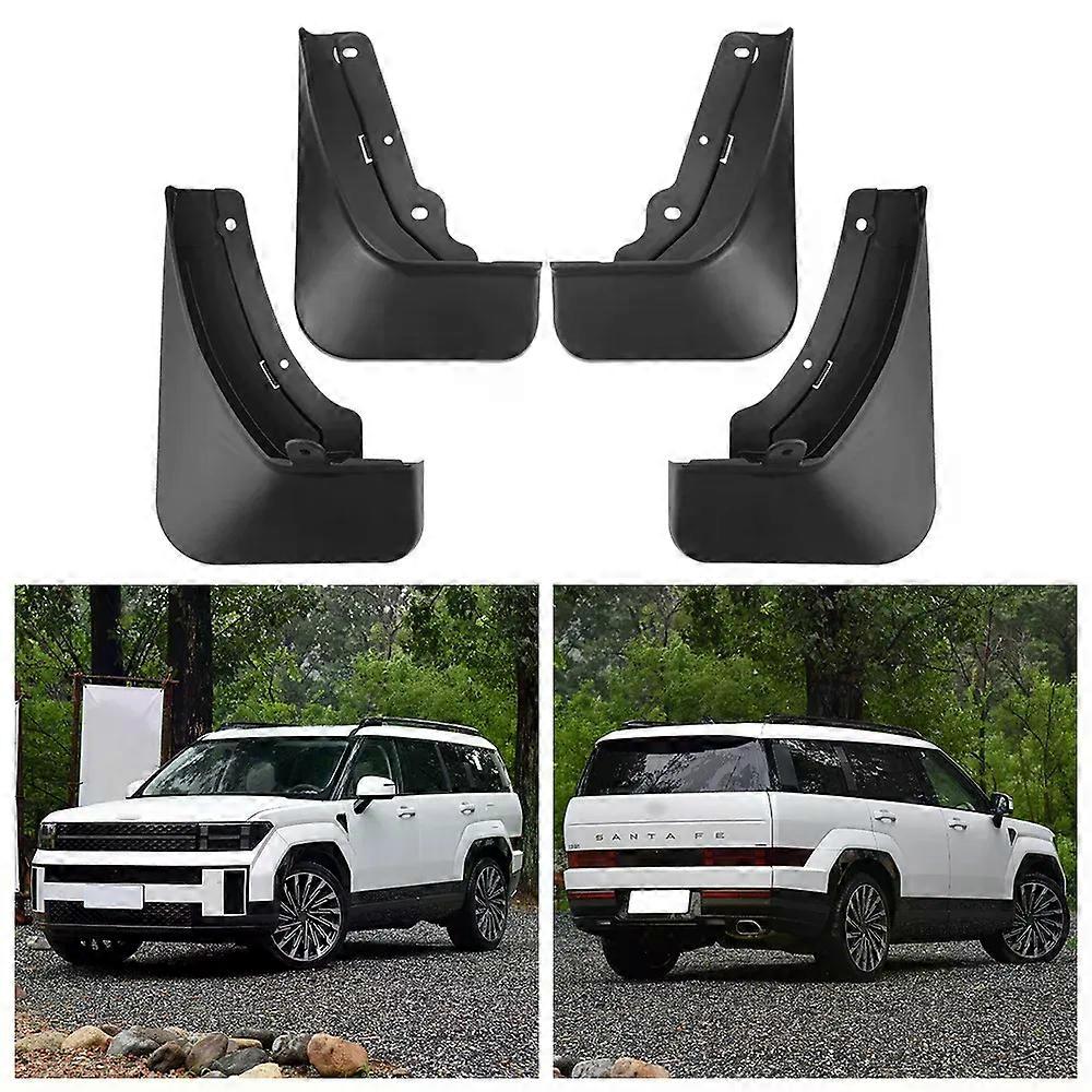 Apply Mud Flaps for Hyundai Santa Fe 2023-2024 Splash Guards Fender MudFlaps Front Rear Mudguards Car Accessories