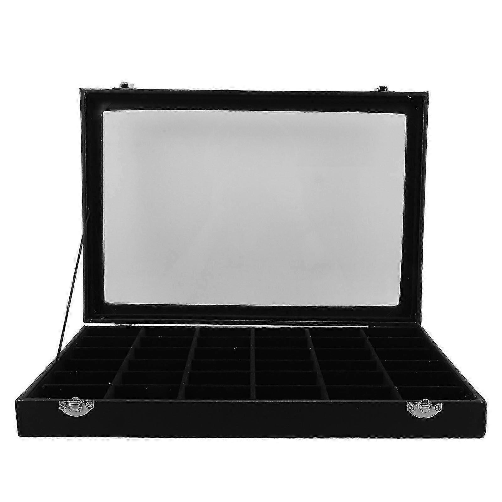 Rock Display Case 36 Grid Rock Collection Storage Case Rock Collection Display Case
