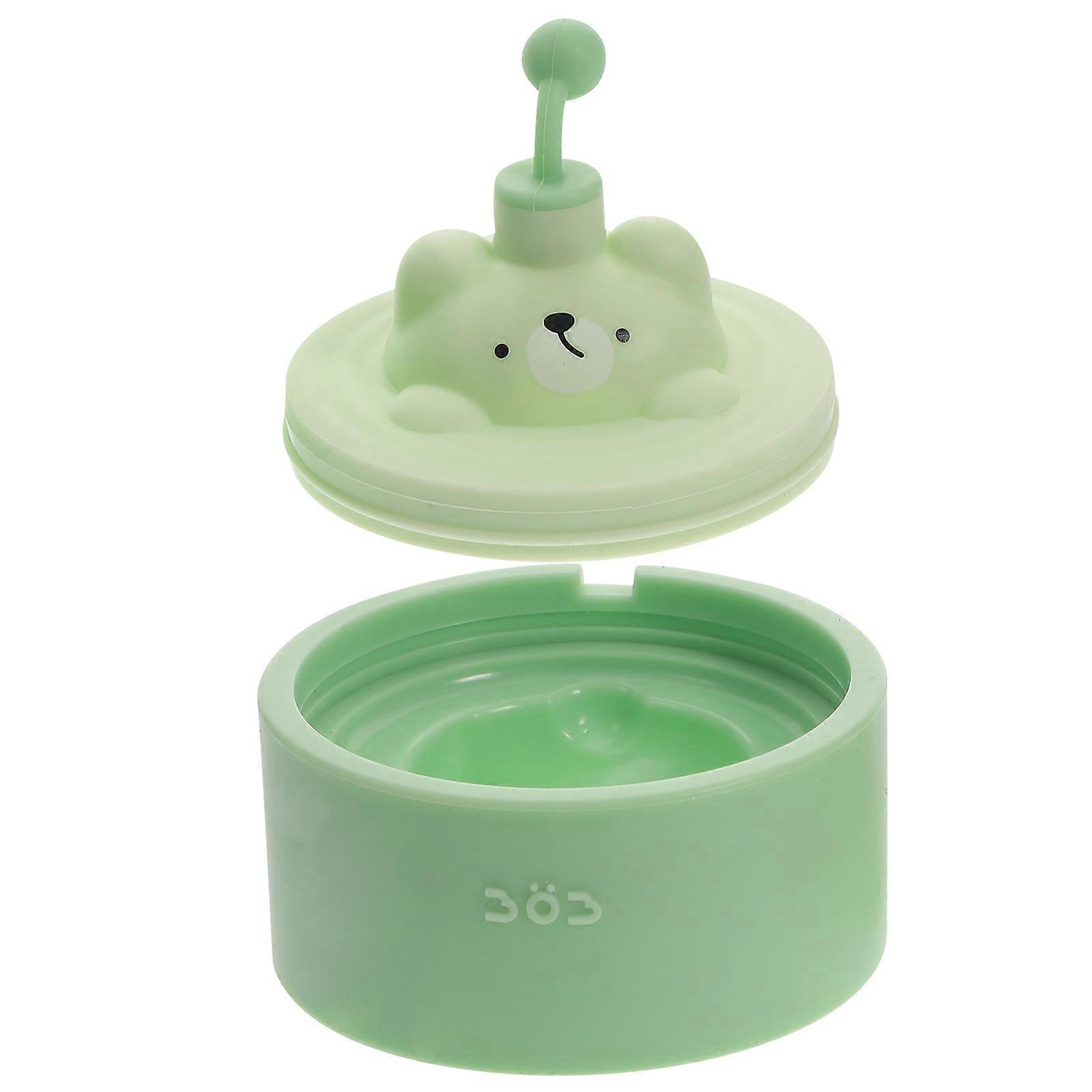 Ice Cube Tray 3Pcs Bear Style Ice Maker Ideal For Outdoor Parties In Green With Easy Cleaning