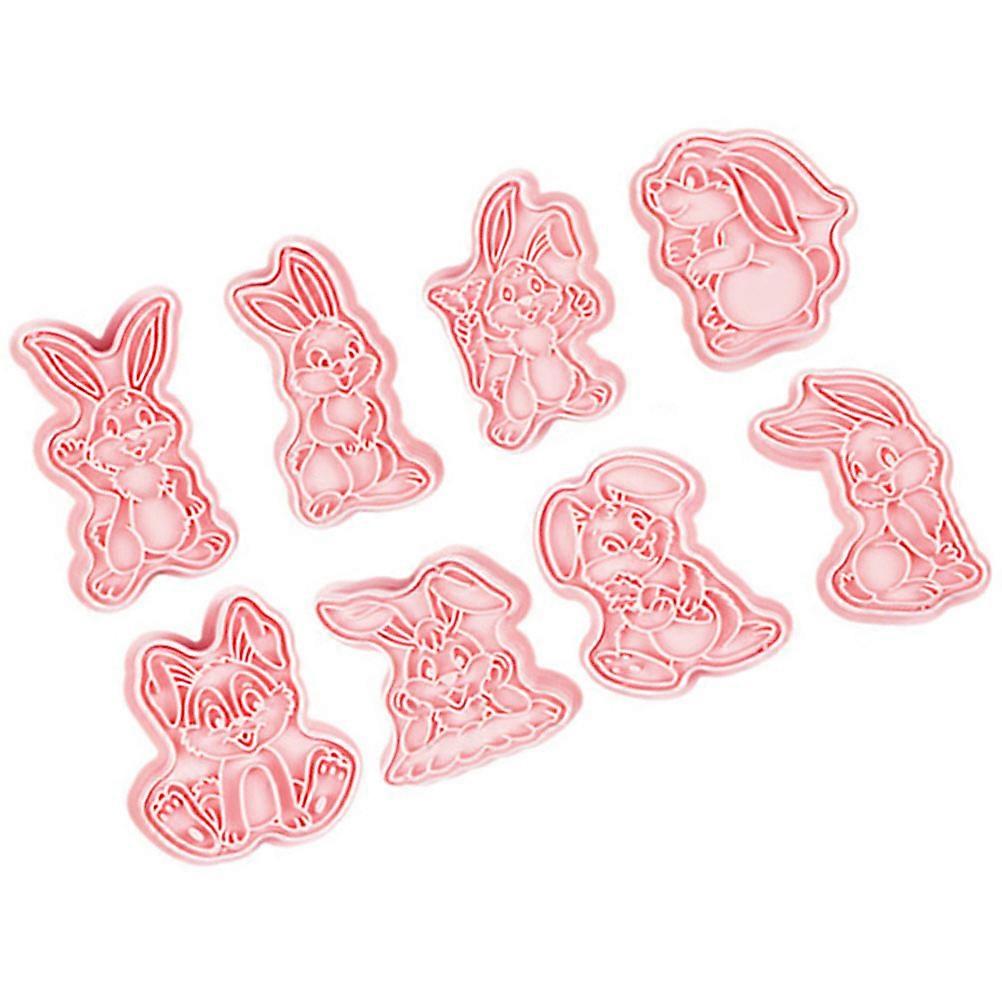DIY Use Bunny Cookie Mold Cookie Baking Molds 40Pcs Pink Baking Tools